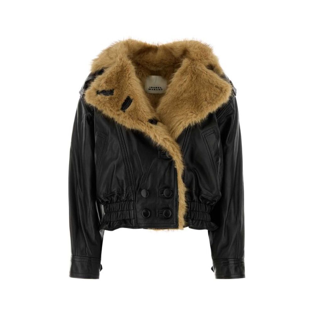 Isabel Marant Women Black Leather Valina Jacket